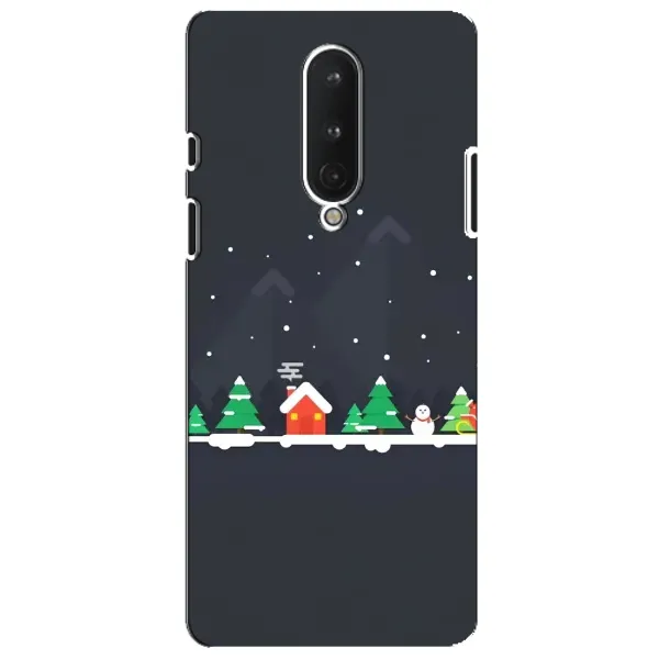 Чехол с рисунком «Город зимний» для OnePlus 8 Чехол с рисунком «Город зимний» для OnePlus 8