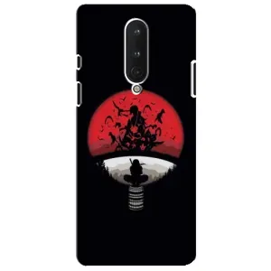 Чехлы с картинкой Итачи Учиха на OnePlus 8 (Итачи на черном)