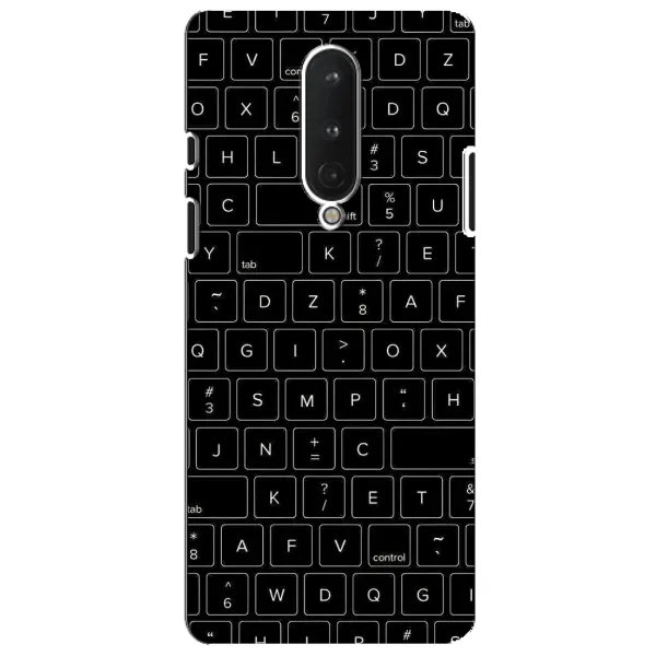 Чехол с рисунком «Клавиатура» для OnePlus 8