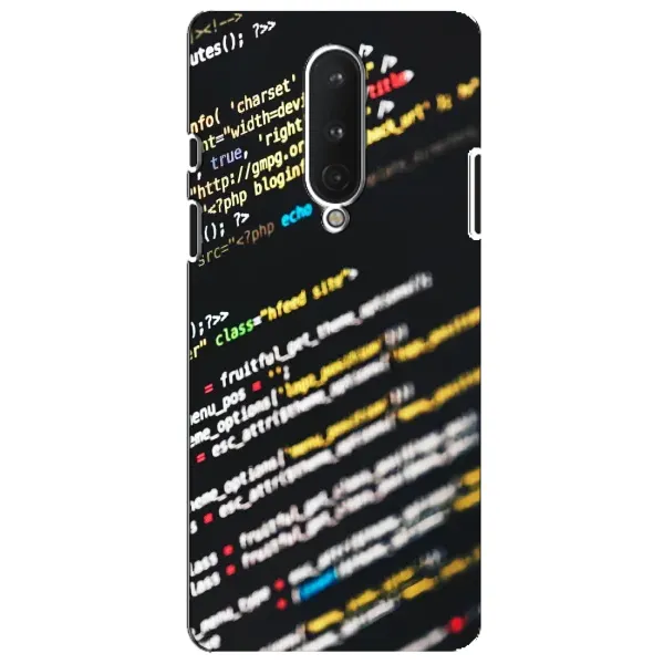 Чехол с рисунком «Код» для OnePlus 8