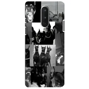 Чехол с рисунком «Коллаж Доберман» для OnePlus 8