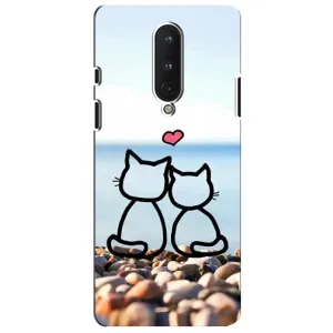 Силиконовые Чехлы Любимому человеку для OnePlus 8 (Котейки)