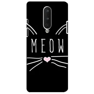 Бампер с изображением Котиков для ВанПлас 8 (КОТИК MEOW)
