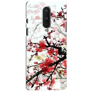 Чехол с принтом САКУРЫ на OnePlus 8 (Красивая Сакура)