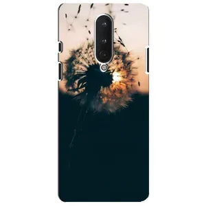 Силиконовый Чехол с одуванчиками на OnePlus 8 (Красивый одуванчик)