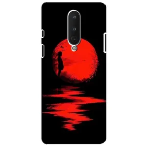 Летний Чехол на OnePlus 8 (Красный Закат)
