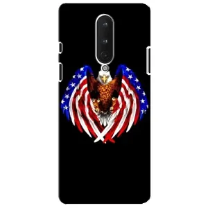Чехол Флаг USA для OnePlus 8 (Крылья США)