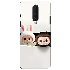 Чехол с принтом Лабубу для OnePlus 8 (Фигурки Labubu)