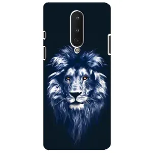 Чохол з малюнком «Лев – синій» для OnePlus 8