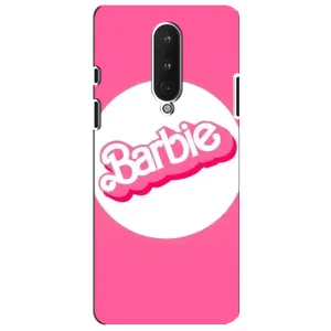 Силіконовый Чохол Барбі фільм на OnePlus 8 (Лого Барбі)