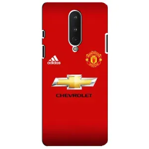 Силиконовые Чехлы принт Футбол на OnePlus 8 (Man United)