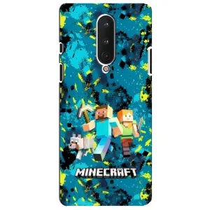 Чехлы для OnePlus 8 (Персонажи Майн Крафт) (Майнкрафт)