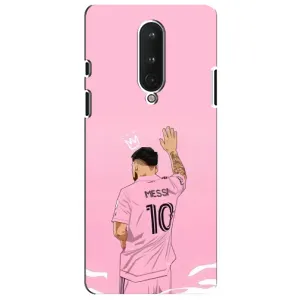 Чехлы Лео Месси в Майами на OnePlus 8 (Месси Маями)