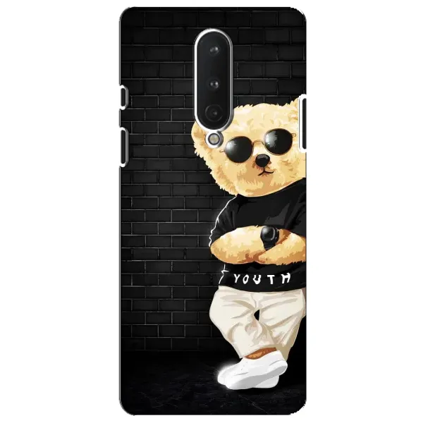 Чехол с рисунком «Мишка в очках» для OnePlus 8 Чехол с рисунком «Мишка в очках» для OnePlus 8