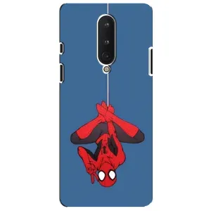 Чехол Супергерой Человека Паука на OnePlus 8 (На паутине)