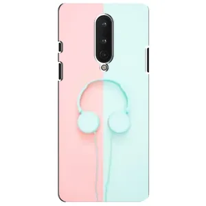 Девчачий Чехол для OnePlus 8 (Наушники)