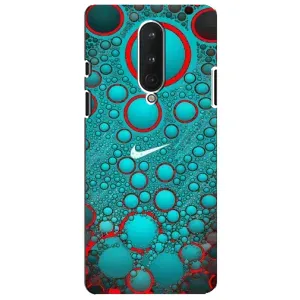 Силіконовый Чохол на OnePlus 8 з картинкою НАЙК (Найк зелений)