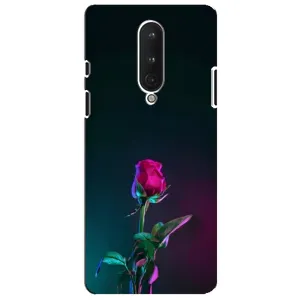 Чехлы с принтом Розочки для OnePlus 8 (Ночная роза)