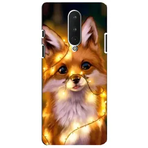 Чохол з малюнком «Новорічне лисеня» для OnePlus 8