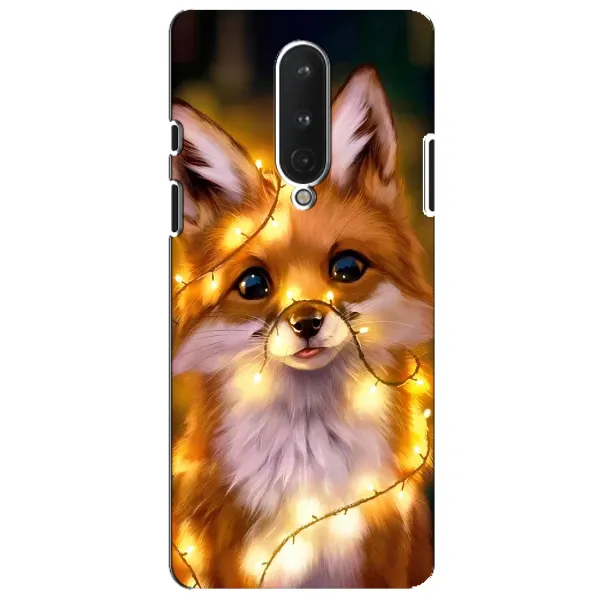 Чохол з малюнком «Новорічне лисеня» для OnePlus 8 Чохол з малюнком «Новорічне лисеня» для OnePlus 8
