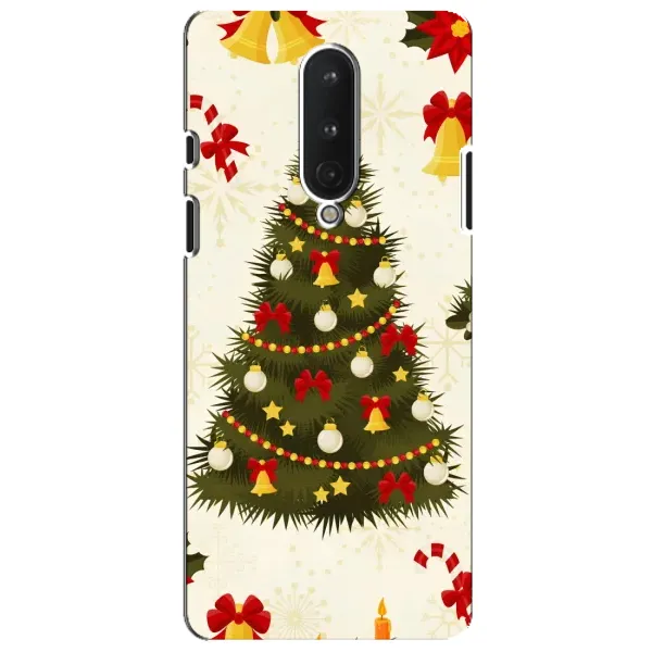 Чехол с рисунком «Новогодний принт» для OnePlus 8