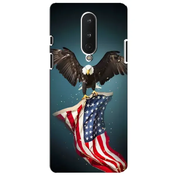 Чехол с рисунком «Орел и флаг» для OnePlus 8