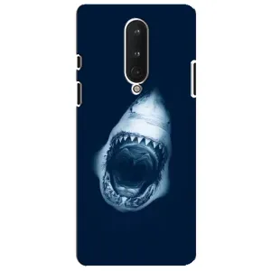 Силіконовий бампер з картинкою звірів для OnePlus 8 (Пащу Акули)