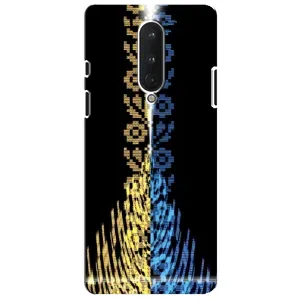 Силиконовый Чехол на OnePlus 8 (Патриотическая вышиванка)
