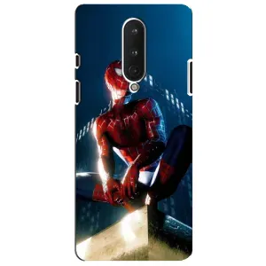 Чехол Супергерой Человека Паука на OnePlus 8 (Паук на доме)