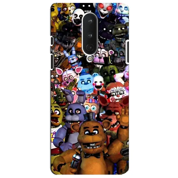 Чехол с рисунком «Персонажи Фредди» для OnePlus 8