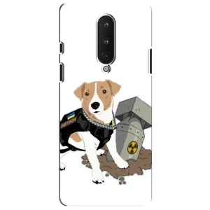 Чохол з принтом Песика Патрон для OnePlus 8 (Пес Патрон з ракетою)