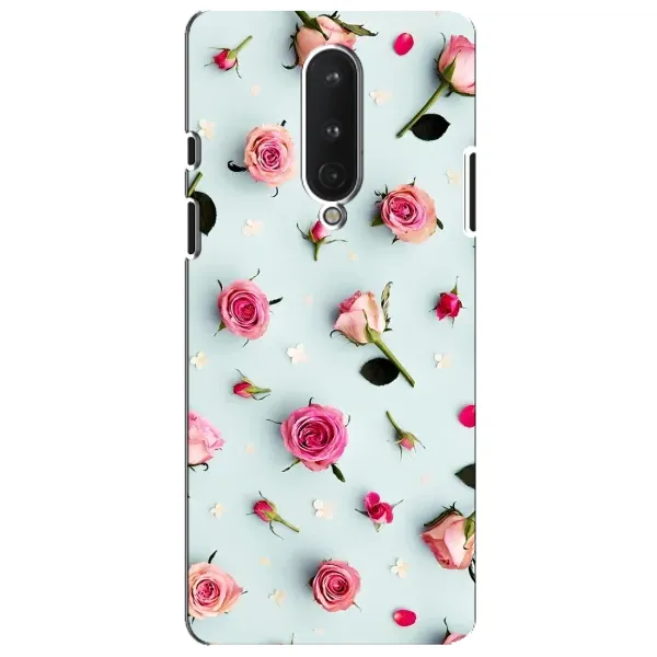 Чехол с рисунком «Разные цветы» для OnePlus 8 Чехол с рисунком «Разные цветы» для OnePlus 8