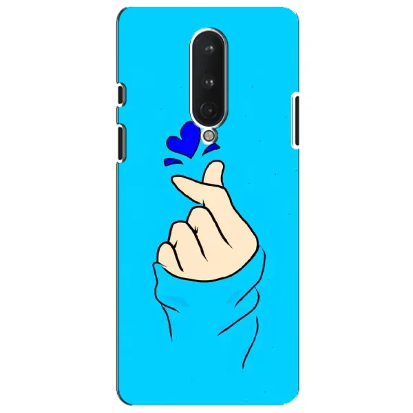 Чехол с рисунком «Сердце на синем» для OnePlus 8 Чехол с рисунком «Сердце на синем» для OnePlus 8