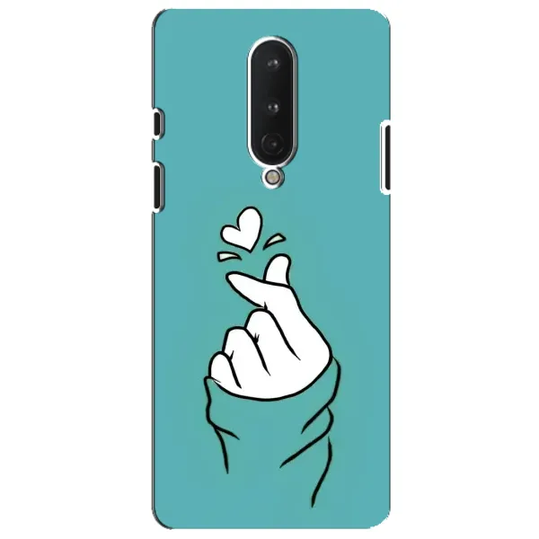 Чехол с рисунком «Сердечко на бирюзовом» для OnePlus 8 Чехол с рисунком «Сердечко на бирюзовом» для OnePlus 8
