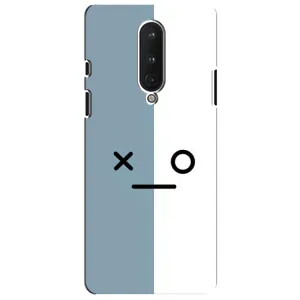 Чохли (ТПУ) (смішні стікери) для OnePlus 8 (Сіро-білий)