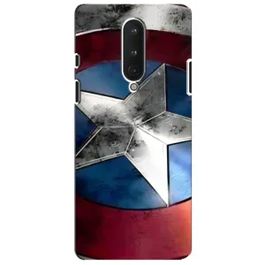 Чехол с Щитом Капитана Америки на OnePlus 8 (Щит Капитана Америки)