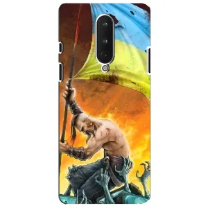 Чохол з картинкою (Патріотичний КОЗАК) на OnePlus 8 (Сильний КОЗАК)