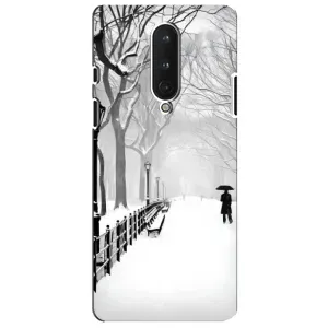 Чохли на Новий Рік OnePlus 8 (Снігом замело)