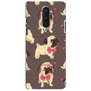 Чехол с рисунком «Собачки Мопсики» для OnePlus 8