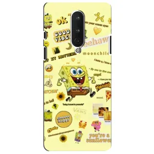 Силіконовий чохол Спанч Боб на ВанПлас 8 (Спанч Боб біжить)