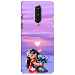 Чехол с рисунком «Стич и Лило» для OnePlus 8