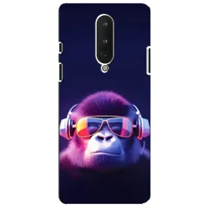 Чехол с рисунком «Стильная обезьяна» для OnePlus 8