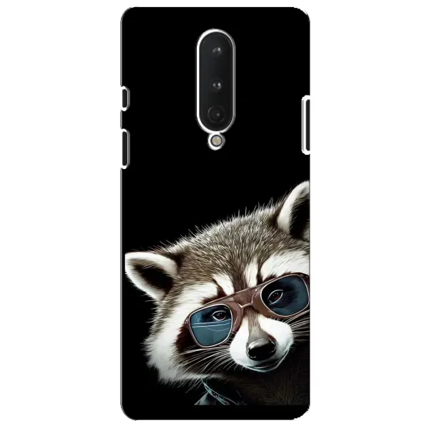 Чехол с рисунком «Стильный Енот» для OnePlus 8 Чехол с рисунком «Стильный Енот» для OnePlus 8