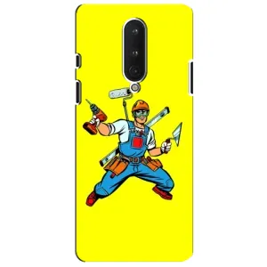 Силіконовий бампер (Працівники) на OnePlus 8 (Будівельник)