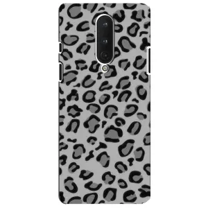 Чохол з леопардовим принтом на OnePlus 8 (Темний леопард)