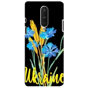 Чехол на OnePlus 8 Украинский дизайн (Ukraine в цветочках)