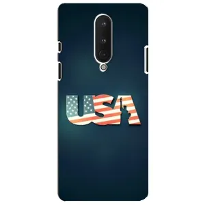 Чехол Флаг USA для OnePlus 8 (USA)
