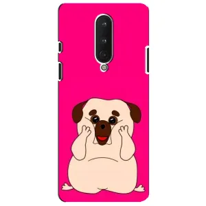 Чехол с рисунком «Веселый Мопсик» для OnePlus 8