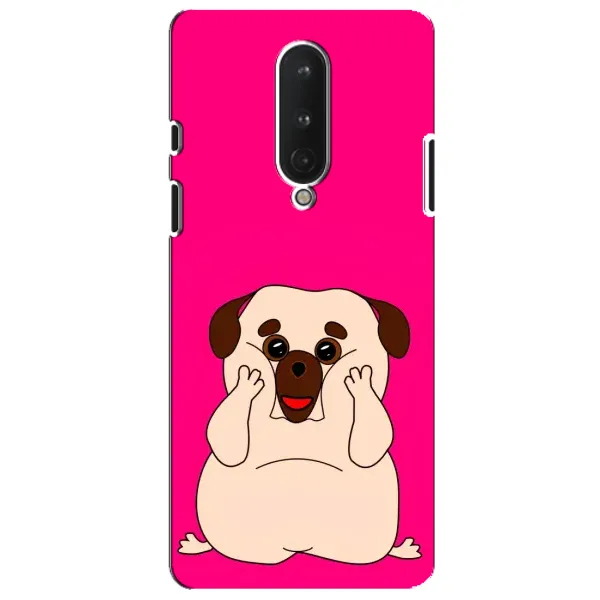 Чехол с рисунком «Веселый Мопсик» для OnePlus 8 Чехол с рисунком «Веселый Мопсик» для OnePlus 8