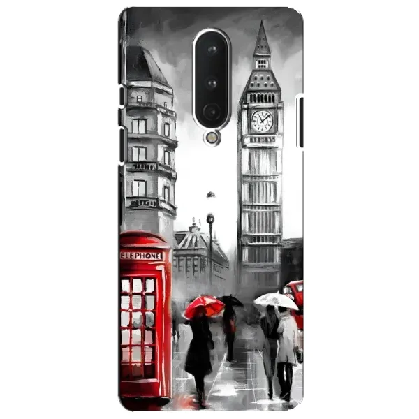 Чехол с рисунком «Вид на Биг Бен» для OnePlus 8 Чехол с рисунком «Вид на Биг Бен» для OnePlus 8